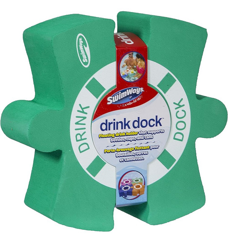 ~? Swimways Drink Dock Puzzle, Pool Float Drink Holder, Los 