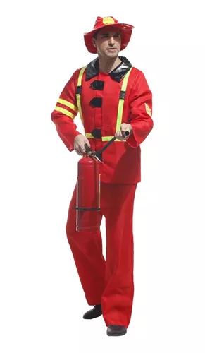 Disfraz de bombero adulto