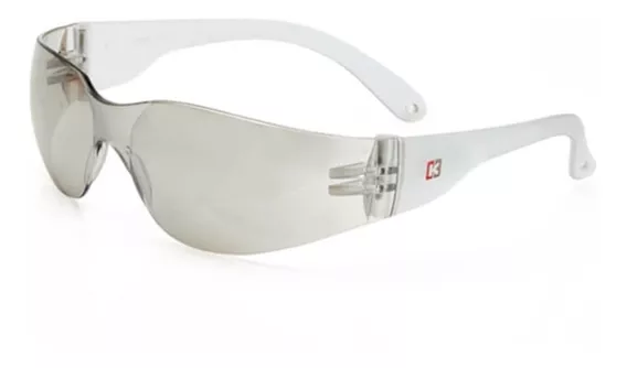  5 Gafas Protección Seguridad Industrial Lente Claro