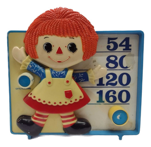 Radio Am Raggedy Ann 70´s Vintage Antiguo Juguete