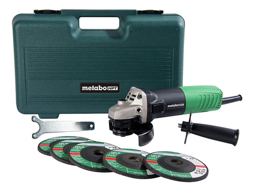 Esmeril Angular Metabo Hpt 4-1/2 Con Maletín + 5 Discos Dh