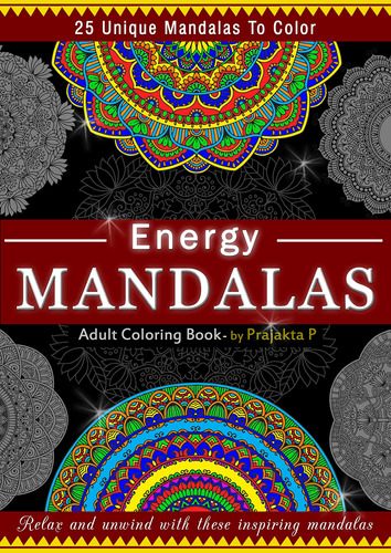 Libro Para Colorear De Mandalas De Energa Para Adultos, Rsti