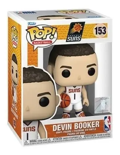 Funko Pop! NBA Suns - Devin Booker - Figurine Vinyle Officielle à Collectionner