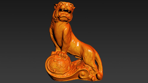 Estatuilla De Tigre Chino