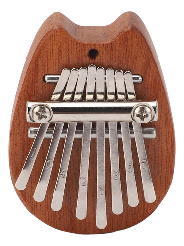 Thumb Piano Mini Kalimba De 8 Teclas Con Sonido Claro Y Agra