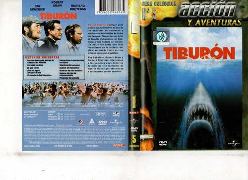 Tiburón (1975) (acción Y Aventuras N° 5) - Dvd Orig - Mcbmi