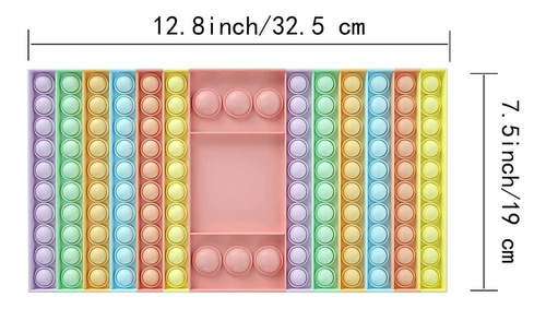 Toy Pop It Fidget Game Sensorial Antistress Ajedrez Macaron