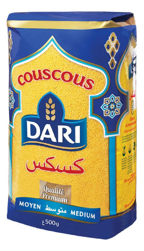 Cous Cous Dari Premium 500 Gr Trigo Marruecos