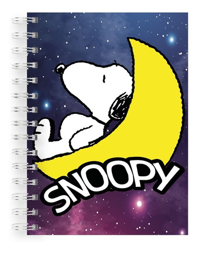 Cuaderno De Snoopy + Separador A Tono - Astronauta