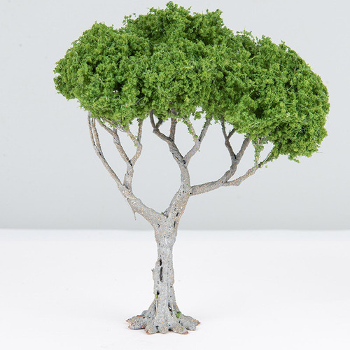 3 Árboles En Miniatura Con Diseño De Árbol De Hoja Ancha