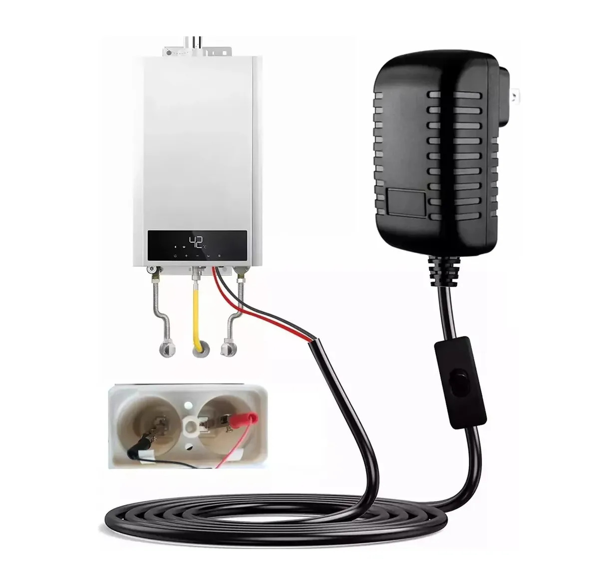 NAYUSCY Eliminator For Paso Boiler (reemplaza a Las 2 baterías)
