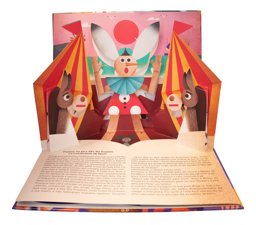 As Aventuras De Pinóquio: Livro Pop-up, Ilustrado Por Philip Giordano Editora Melhoramentos Capa Dura Edição 1 Em Português 2024