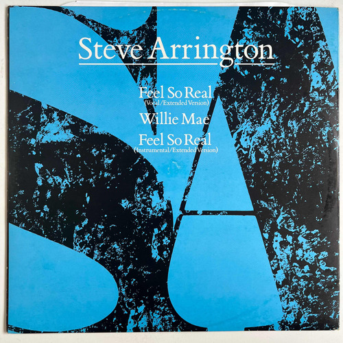 Steve Arrington - Feel So Real - 12'' Single Vinil Ger
