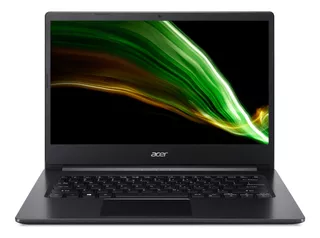 Laptop Acer Aspire 3 A314-22 negra 14", AMD Ryzen 5 3500U 8GB de RAM 256GB SSD, AMD Radeon RX Vega 8 (Ryzen 2000/3000) 1366x768px