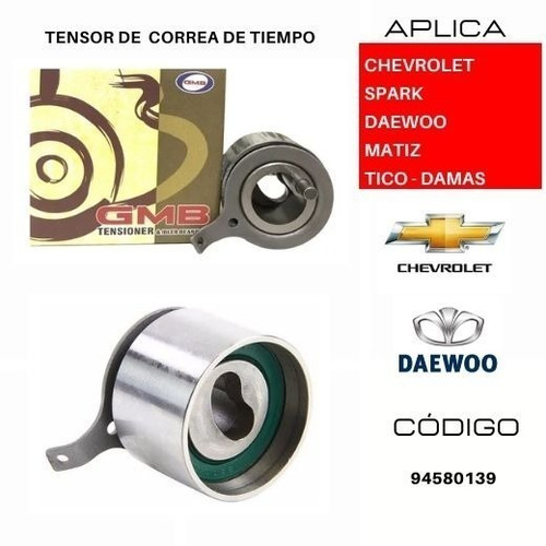Tensor De Correa De Tiempo Chevrolet Spark 1.0l 2002-2009