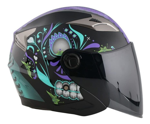 Casco Moto Semi Integral Edge Jaguar Caravel Motos Bicicleta