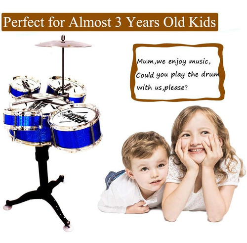 Skloer Kids Drum Set De Instrumentos Para Niños Pequeños Per