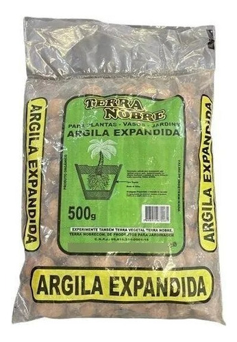 Argila Expandida Terra Nobre Vasos/jardim/decoração - 500 G