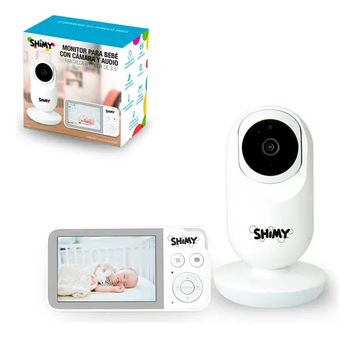 Monitor De Bebe Camara Hd Pantalla 3.5 Pulg. Vision Nocturna