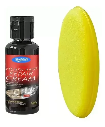 Creme Restaurador De Farol Automotivo Removedor De Riscos E Amarelado