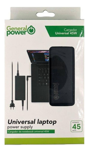 Cargador Universal Notebook 45w General Power 45sli