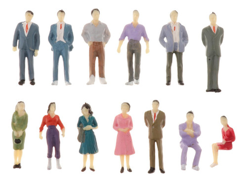 13 Piezas Figuras De Personas A Escala 1:50 Trenes De