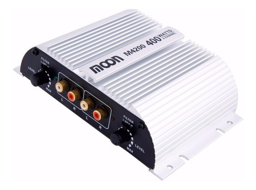 Potencia Amplificador De Auto Moon M4200 4 Canales 400 Watts