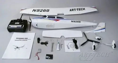Aeromodelo Cessna 182 Art-tech 4ch 2.4ghz Brushless Lipo Rtf
