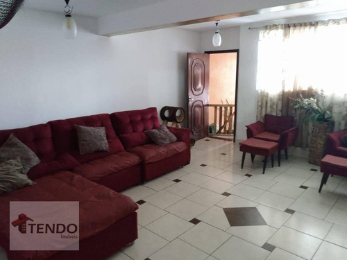 Imagem 4 de 21 de Imob03 - Sobrado 300 M² - Venda - 4 Dormitórios - 2 Suítes - Jardim Varan - Suzano/sp - So0730