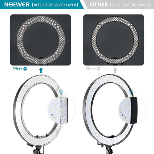 Neewer Anillo De Luz Led De 18,9 En: 52 W Regulable, Anillo