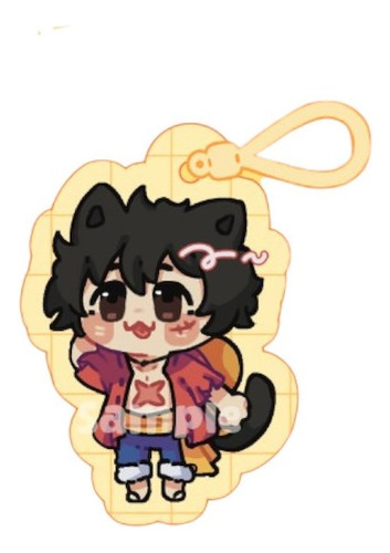 Llavero Charm De Acrilico Michi Luffy One Piece Otorii
