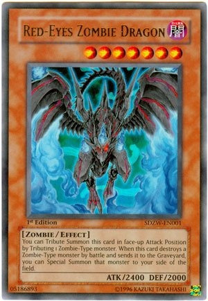 Yu-gi-oh! - Red-eyes Zombie Dragon (sdzw-en001) - Baraja De 