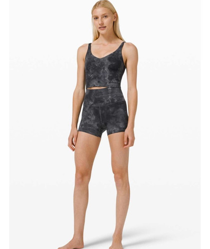 Lululemon Align Top Deportivo Para Mujer Diamond Dye Pitch Grey Graphite Tie Dye 2 (Usado)