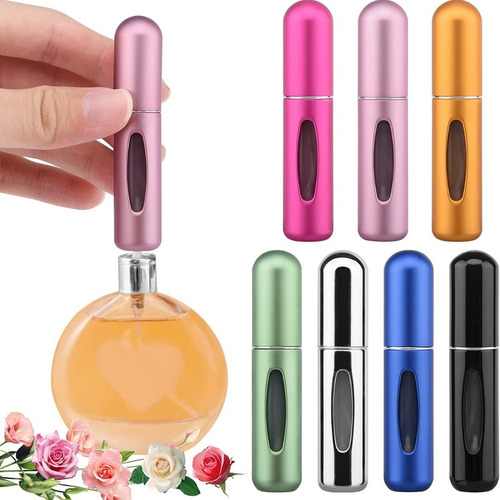 Mini Capsula Atomizadora De Perfume Recargable Portatil M®