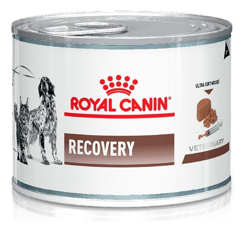 Royal Canin Veterinary Diet Canine Recovery alimento para perro adulto todos los tamaños sabor mix en lata de 195gr