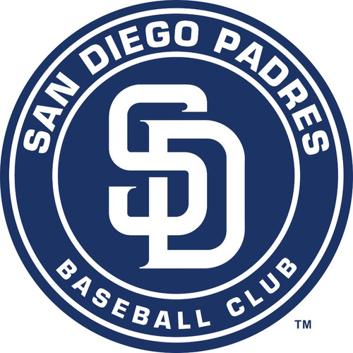 Adesivo Mlb San Diego Padres Baseball 8cm #9180