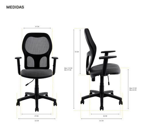Silla De Escritorio Rolic Alfa Ergonómico Sillón Oficina Pc
