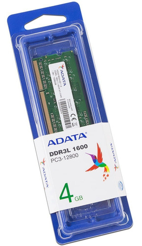 Adata Memoria Ram Verde 4gb Adds1600w4g11-s Outlet /v