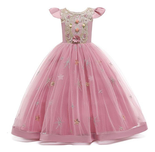 Hermoso Vestido De Princesa Elegante Para Niña 