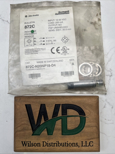 872c-n20np18-d4 Inductive Proximity Sensor Switch Ccv