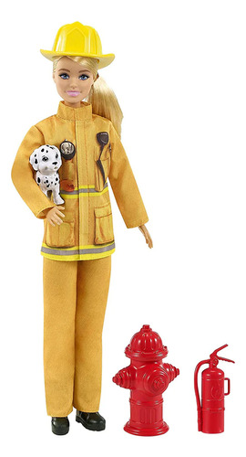 Barbie - Profesiones Surtido De Lujo Bombero Gyj98