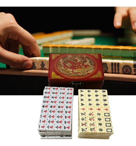 Juego De Mesa Chino Mahiong, Juego De Mesa, Doble Color