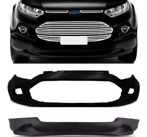 Kit Parachoque Ecosport 2013 2014 2015 2016 2017 (2 Peças)