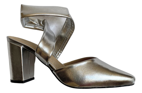 Imagen 1 de 8 de Zapatilla Dama Felipe Rentería Tacón Ancho 7 Cms