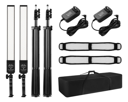 Kit De Iluminação Led Para Estúdio Fotográfico Profissional