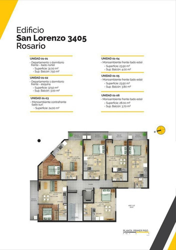 Venta Departamento Monoambiente - 2do E - Rosario Echesortu