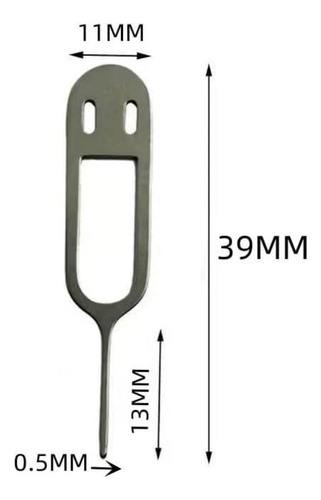 Paquete 10 Pin Llave Extracción Bandeja Sim iPhone Android