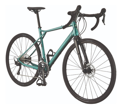 Bicicleta Carretera Gt Grade Expert 28'' 2x10 Gravel Disco Color Verde Esmeralda Tamaño Del Cuadro 55