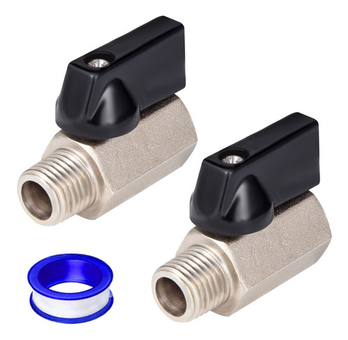 Breezliy 2 Mini Valvula Bola Laton 1 4 Npt Hembra X Apagado