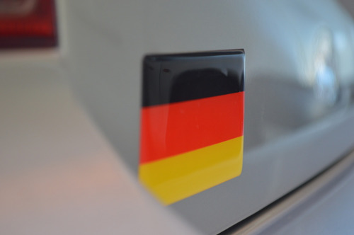 Imagem 5 de 6 de 2 Bandeira Adesiva Resinada Resina Alemanha Frete Grátis Vw